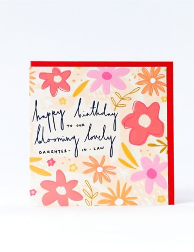 Blooming Lovely Birthday Card For Daughter-In-Law
